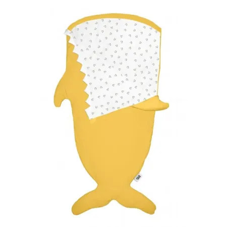 Baby Bites Śpiworek dla dorosłych Shark Chicks Yellow Mustard