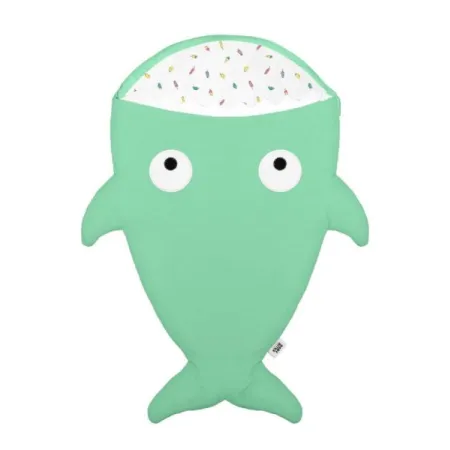 Baby Bites Śpiworek Shark (1-18 miesięcy) Ice-creams Mint Green