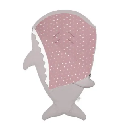 Baby Bites Śpiworek light Shark (1-18 miesięcy) Pink Clouds Stone