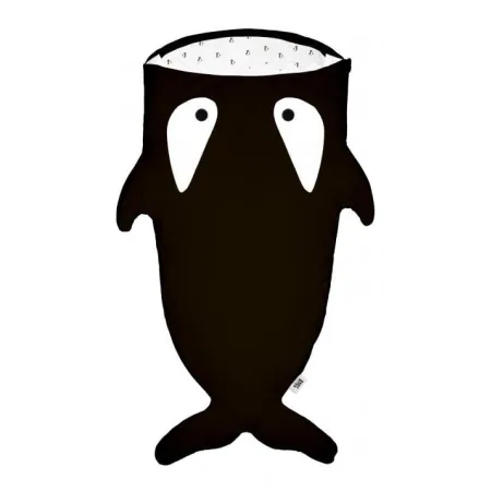 Baby Bites Śpiworek dla dorosłych Orca Penguins Black
