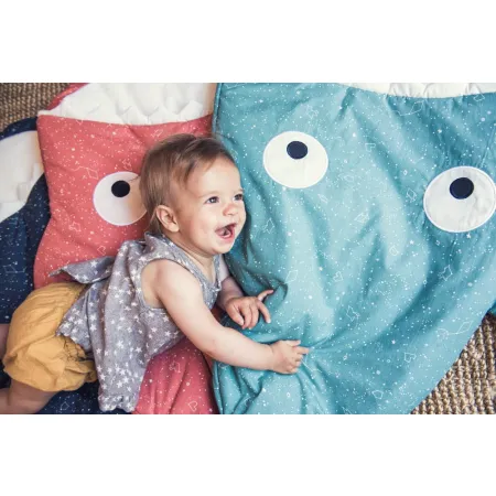 Baby Bites Śpiworek dziecięcy light Constellations (1-18 miesięcy) Turquise