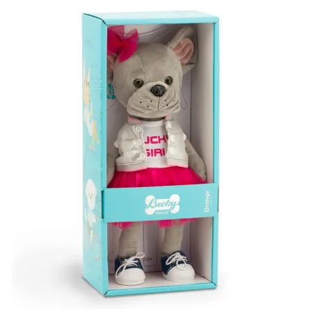 Przytulanka piesek Lucky Betsy w sukience Lucky Girl – 38cm