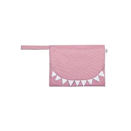 Baby Bites Przewijak podróżny Shark Pink