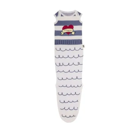 Baby Bites Śpioszki Baby Gown Sailor (0-3 miesięcy) Blue