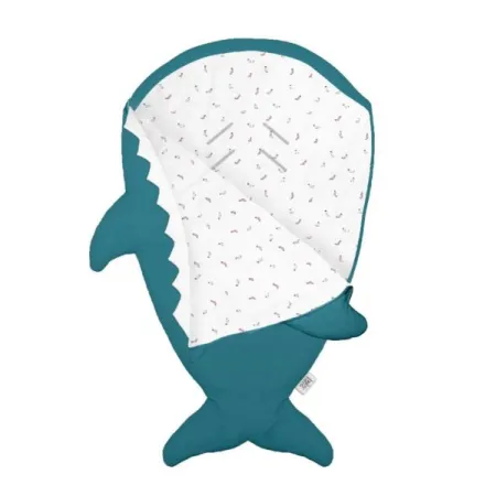 Baby Bites Śpiworek light Shark (1-18 miesięcy) Socks Emerald Green