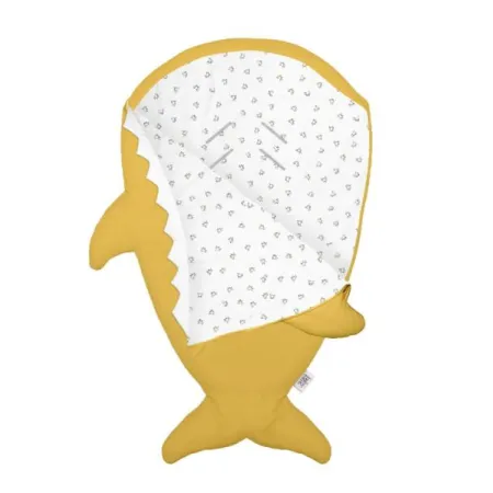 Baby Bites Śpiworek light Shark (1-18 miesięcy) Chicks Mustard Yellow