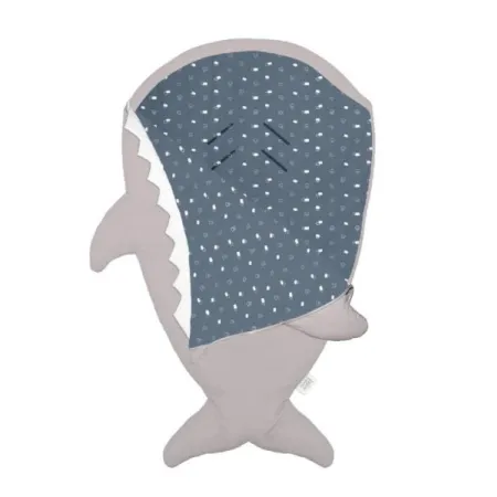 Baby Bites Śpiworek light Shark (1-18 miesięcy) Blue Clouds Stone