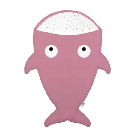 Baby Bites Śpiworek light Shark (1-18 miesięcy) Flies Pink