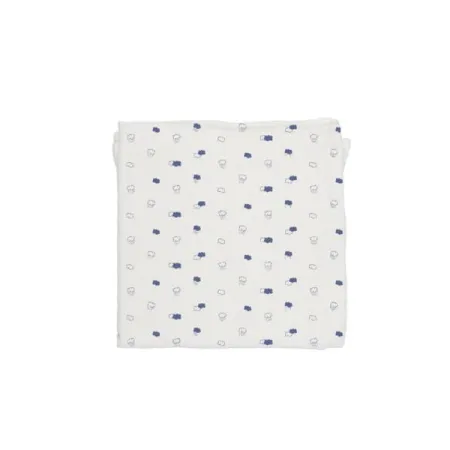 Baby Bites Pieluszka muślinowa 120 x 120 cm Blue