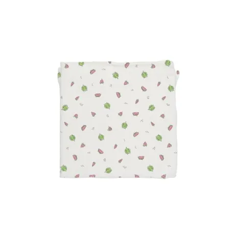 Baby Bites Pieluszka muślinowa 120 x 120 cm Watermelons White