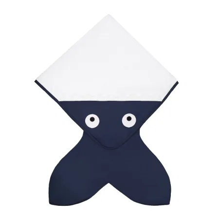 Baby Bites Ręcznik z kapturkiem 75 x 75 cm Navy