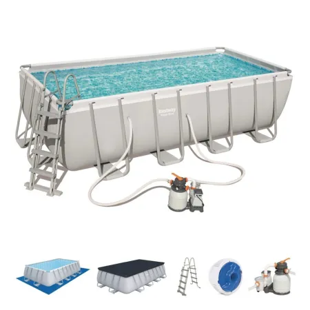 Basen Stelażowy 16 x 8 FT / 488 x 244 x 122 cm Power Steel BESTWAY