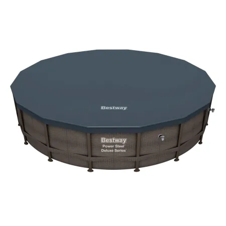 Basen Stelażowy 16FT 488x122 cm Power Steel Deluxe Rattan Series BESTWAY