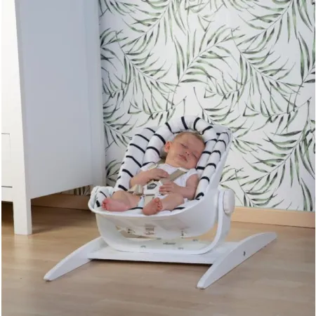 Childhome Leżaczek niemowlęcy na płozach Wood Rock
