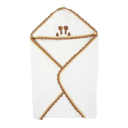 Childhome Ręcznik z kapturkiem + myjka Jersey