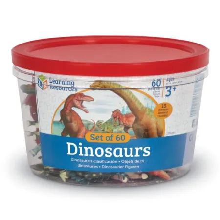 Dinozaury, Figurki do nauki liczenia, Zestaw 60