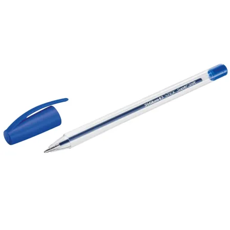 Długopis Stick Super Soft Pelikan niebieski - zestaw 50 sztuk