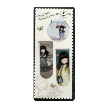 Gorjuss Zakładki magnetyczne - The Getaway, Puddles of Love & Rainbow Dreams