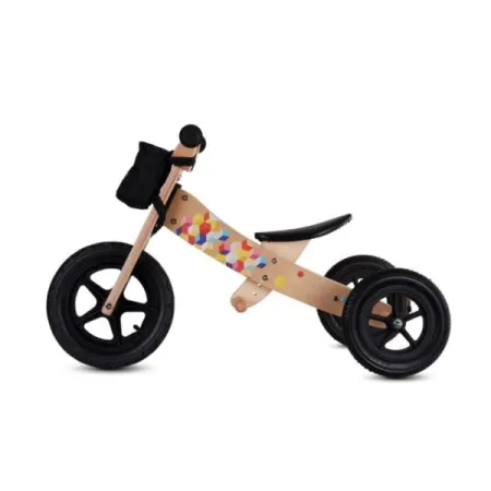 Rowerek drewniany Twist Plus - Cubic Black Edition