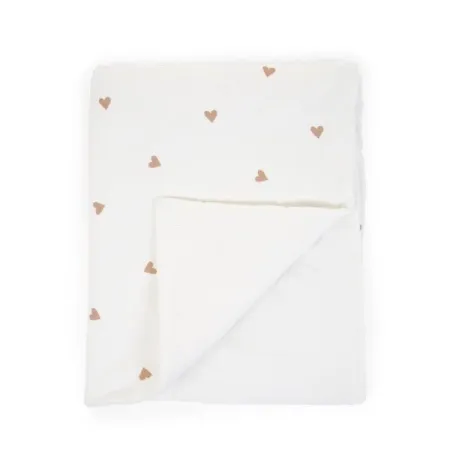 Childhome Kocyk 80 x 100 cm Jersey Hearts