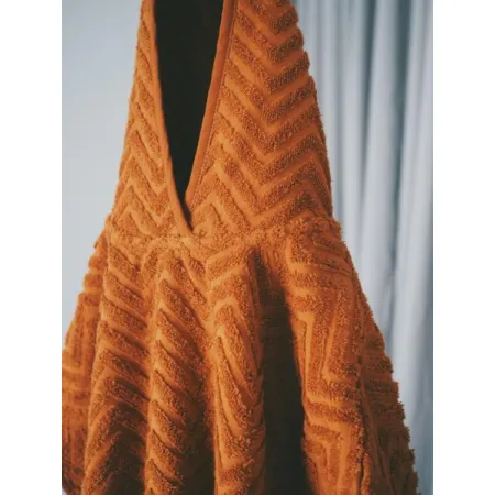 Filibabba Poncho Zigzag Rust