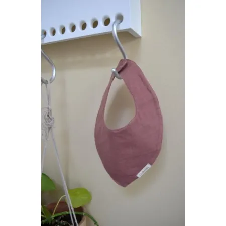 Filibabba Śliniak muślinowy Dusty rose