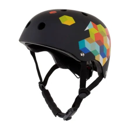 Kask M dla dzieci 3-7 lat cubic czarny