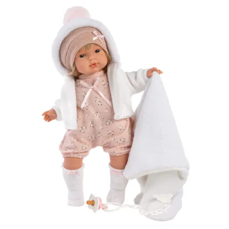 Lalka hiszpańska Lola 38 cm płacze kocyk