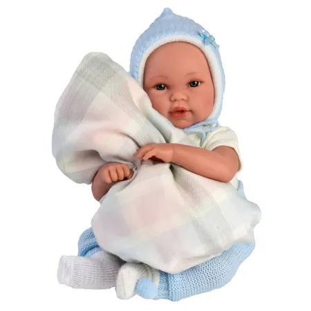 Lalka hiszpańska bobas z nosidełkiem 36 cm płacze