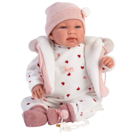 Lalka hiszpańska Bobas Tina 44 cm płacze
