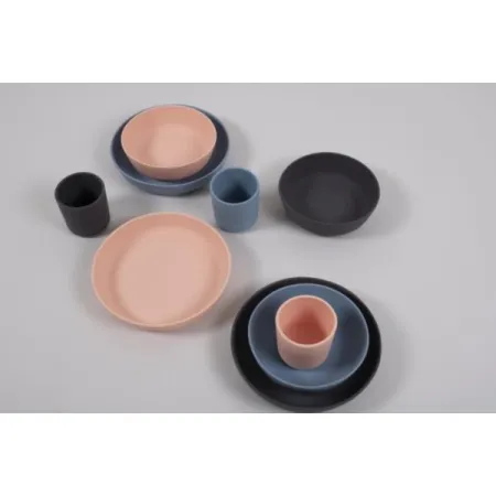 Filibabba Silikonowy zestaw obiadowy Peach
