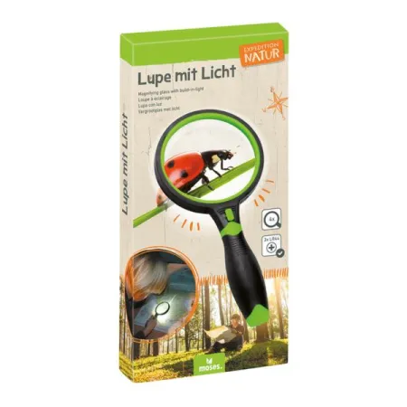 Lupa z Podświetleniem LED, 4 x