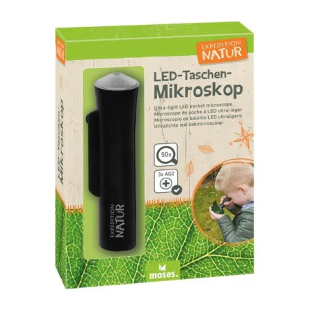 Kieszonkowy Mikroskop z podświetleniem Led, 50x M
