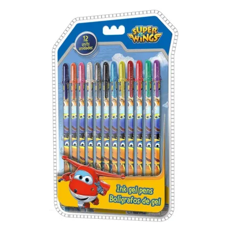Super Wings, Zestaw Długopisów Żelowych, 12 szt.