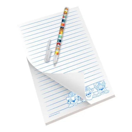 Notes z długopisem i magnesami, Zestaw kreatywny, Psi Patrol
