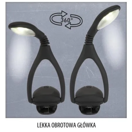 Płynnie Ściemniana Lampka Do Czytania, Lumi Plus, Kot