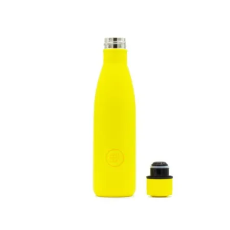 Cool Bottles Butelka termiczna 500 ml Triple cool Neonowo żółta