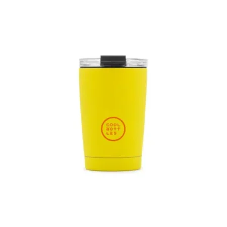 Cool Bottles Kubek termiczny 330 ml Triple cool Żółty