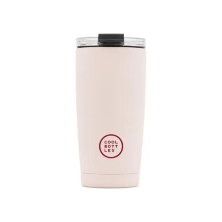 Cool Bottles Kubek termiczny 550 ml Triple cool Pudrowy róż