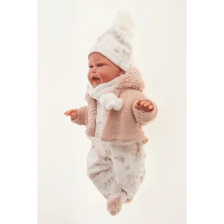 Hiszpańska lalka RECIEN NACIDA BABY CLARA SAQUITO