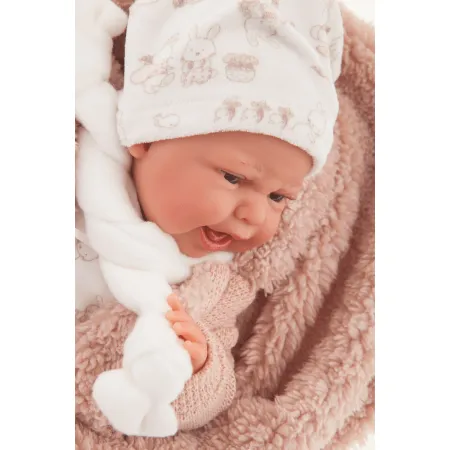 Hiszpańska lalka RECIEN NACIDA BABY CLARA SAQUITO