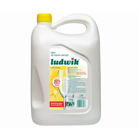 LUDWIK - płyn do mycia naczyń cytrynowy 5 kg