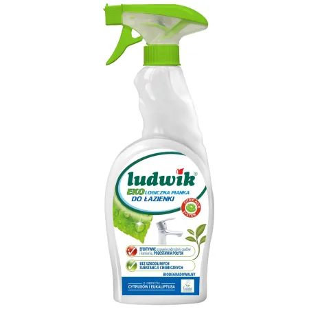 LUDWIK Ekologiczna pianka do czyszczenia łazienki 750 ml