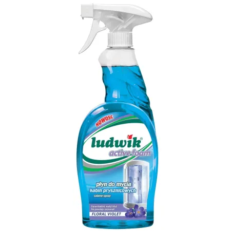 Płyn do mycia kabin prysznicowych Ludwik 750ml - floral violet