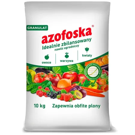 Azofoska – uniwersalny nawóz ogrodniczy granulowany 10 kg