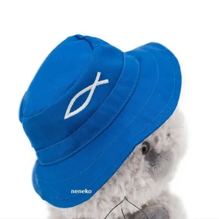 Przytulanka Kot Kumpel rybak - 25cm