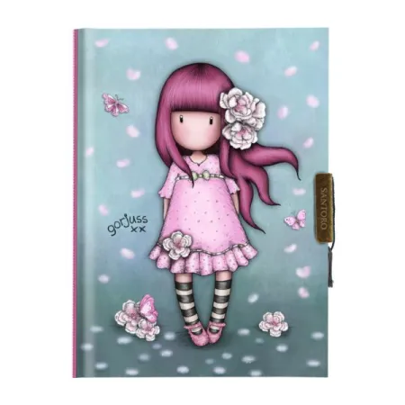 Zamykany Notes - Gorjuss Sparkle & Bloom - Cherry Blossom