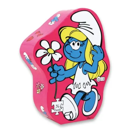 Puzzle dla dzieci w ozdobnym pudełku, 36 el., Smerfetka, Smerfy