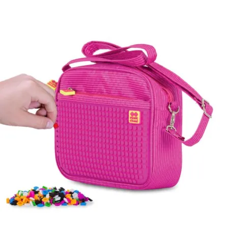 Mała Torba na Ramię PIXIE CREW, Purpurowa, Purpurowy Panel