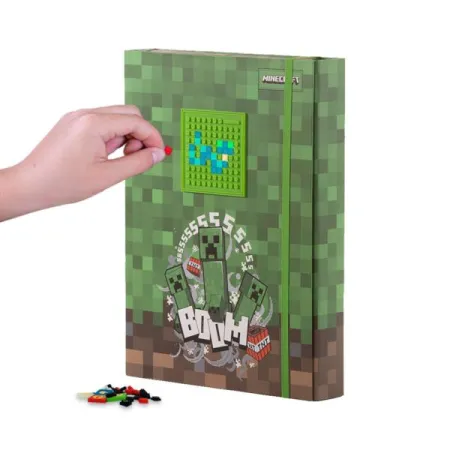 Teczka A4 na Dokumenty, Zamykana na Gumkę, PIXIE CREW, MINECRAFT